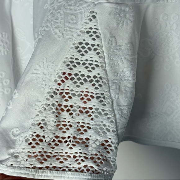 Lilly Pulitzer Elegant White Lace Sport Skort Size L - Picture 3 of 6